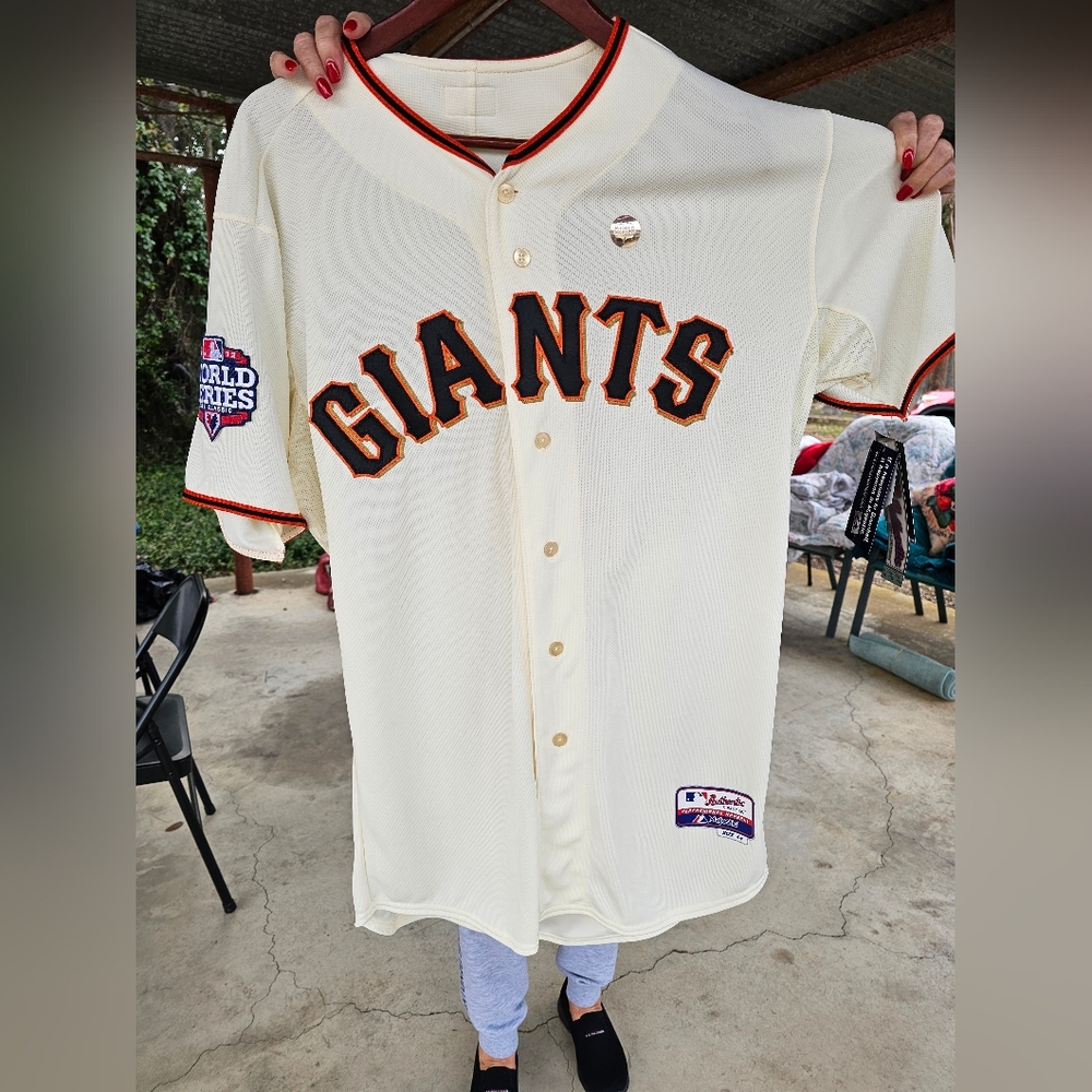 NY GIANTS baseball jersey NWT